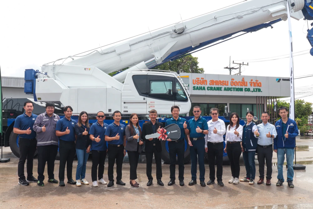 Saha Crane Receives Thailand’s First TADANO GR-1000N-1